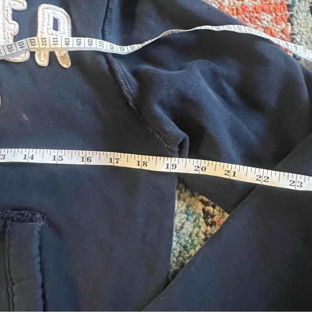 HOLLISTER WOODSON MOUNTAIN HOODIE SWEATSHIRTS NAVY BLUE MENS SIZE S - Picture 4 of 6